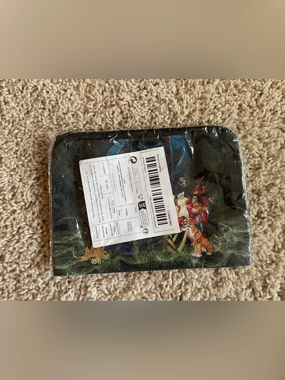 Disney Black Multicolor Villains Tablet Sleeve